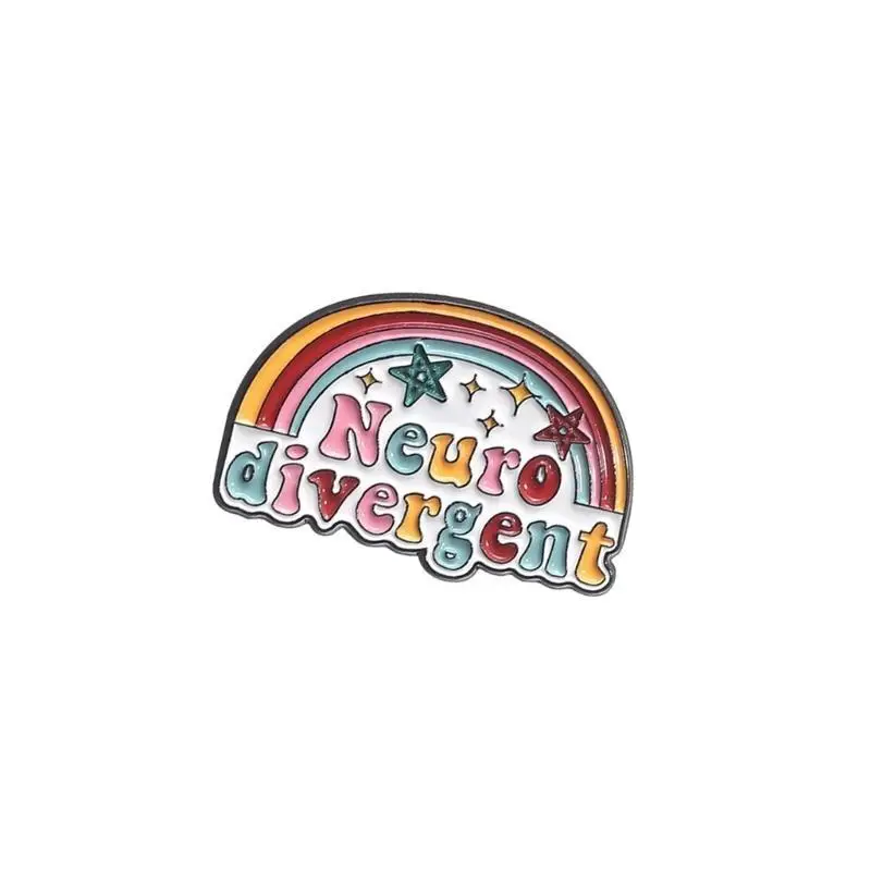A52E Stylish Rainbow Chili Brooch with Secure Pin Distinctive Lapel Pin Decoration Badge Jewelry for Party and Casual Attire