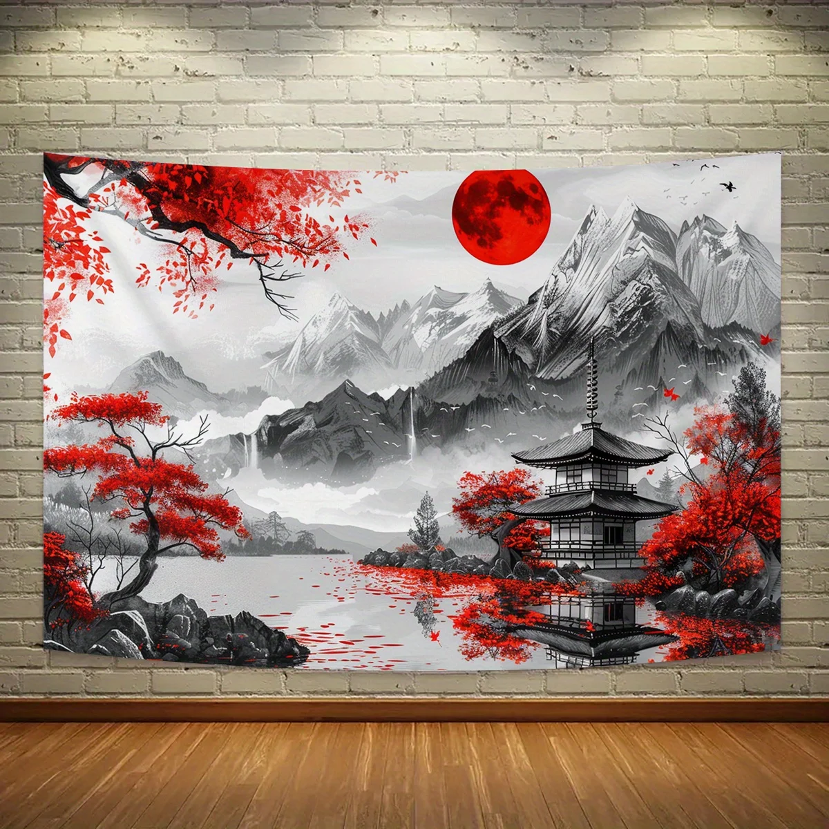 Oriental Serenity Tapestry Home Decor Adding Touch Tranquil Beauty Cultural Charm Living Space