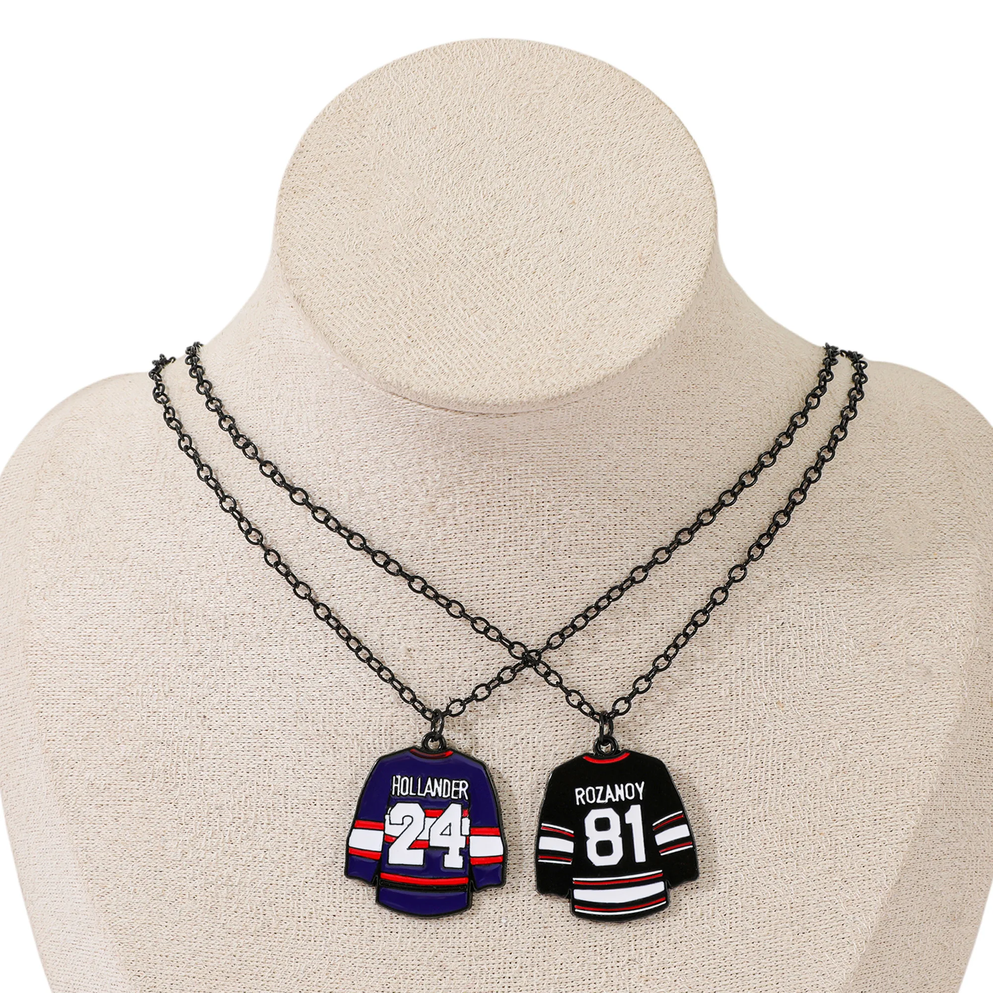 BL novel showdown peak ice hockey sportswear charm necklace, jersey jewelry, suitable for ice hockey players, ice hockey mothers