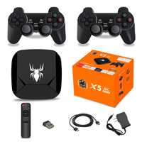 X5 Game Stick 4K 64G 10000+ Games Retro Video Game Console Dual System Arcade HD Compatible HD Android Mini Set TV Game