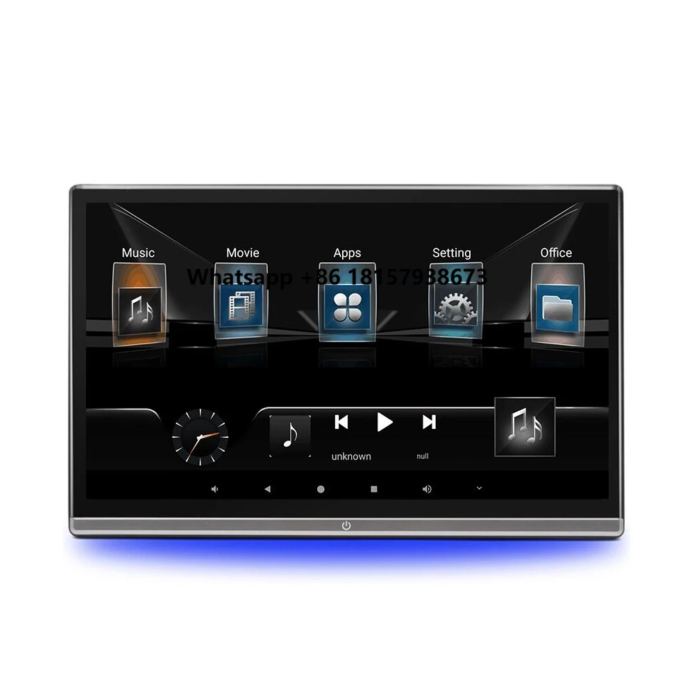 

13.3 "external Headrest Android Display Car Display