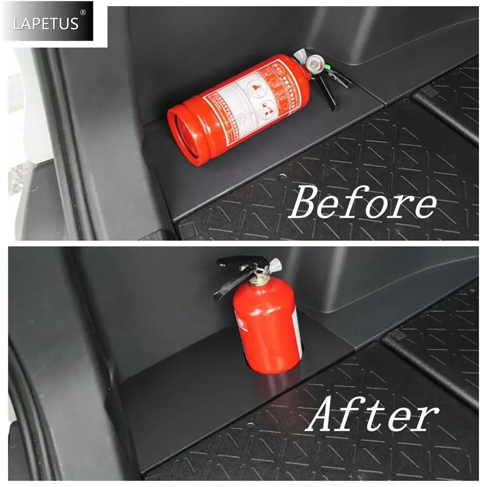 For TOYOTA RAV4 RAV 4 XA50 2019 - 2024 Rear Trunk Boot Fire Extinguisher Support Beverage Cup Holder Storage Panel Accessories