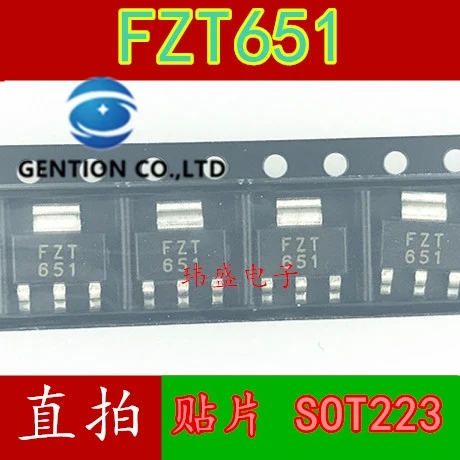 

10PCS Triode FZT651 FZT651TA SOT223 in stock 100% new and original