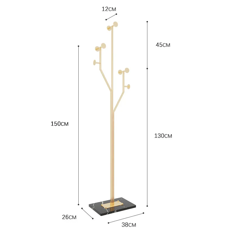Tree branch coat rack creative household bedside hanger bedroom floor vertical factory direct sales