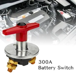 Universal 200A Battery Disconnect Cut Off Kill Switch Car Boat Truck Brass Terminal Stop For Motorcycle Car Boart