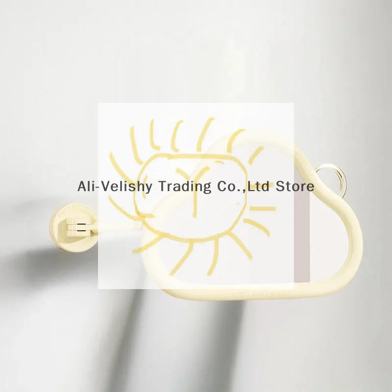 Wandgemonteerde opvouwbare verlengarm badkamerspiegel make-upspiegel met naadloze zelfklevende voor cosmetische make-up zonder boor