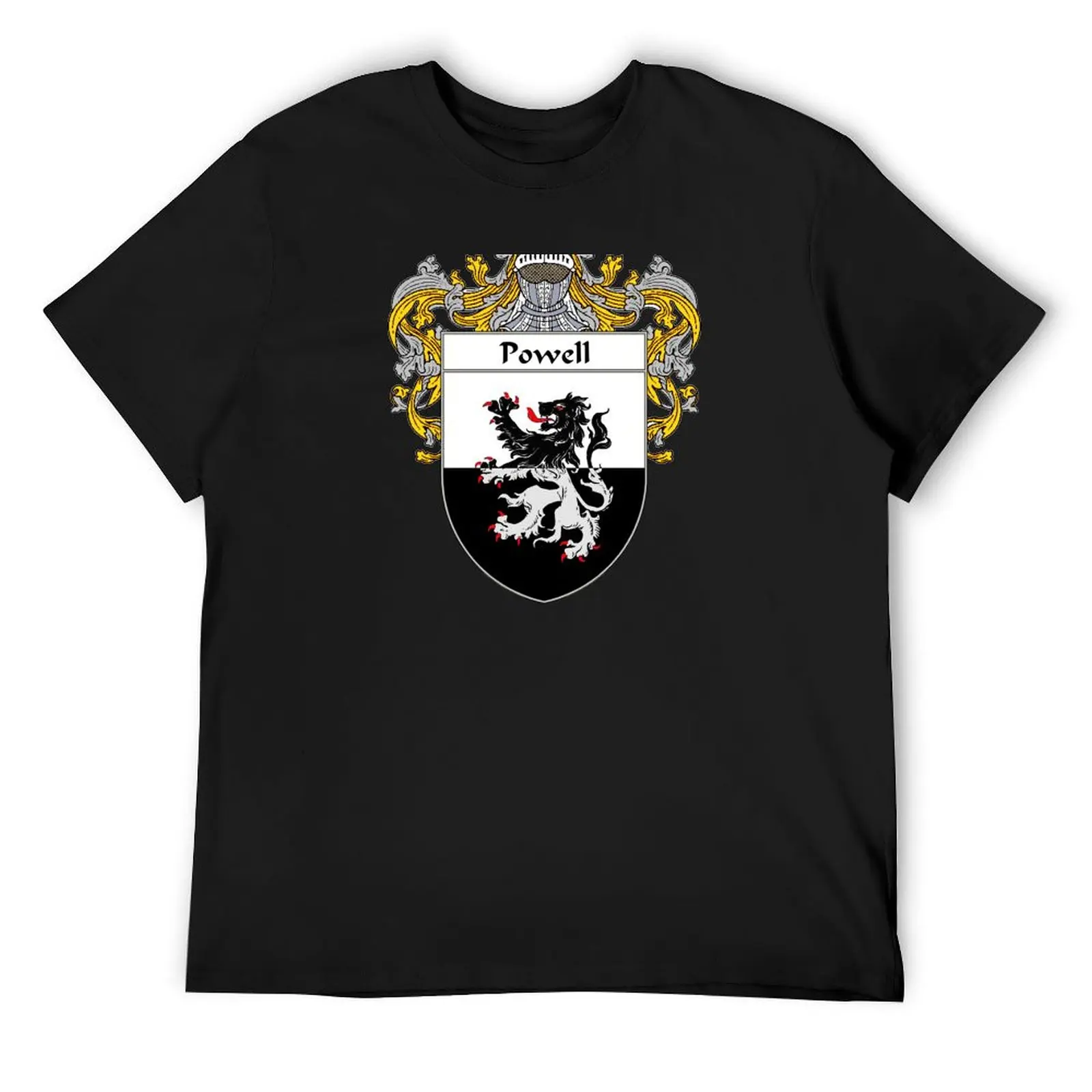 

Powell Coat of Arms / Powell Family Crest T-Shirt boys animal print Funny t-shirt mens white t shirts