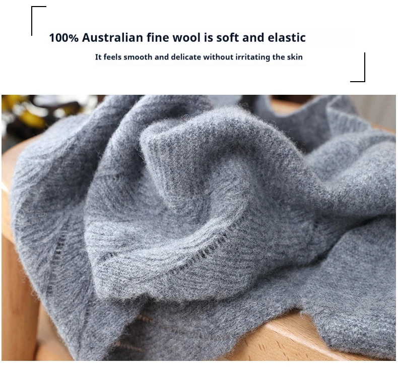 Durchbrochener kleiner Schal für Damen, Wolle, Fischschwanz, eleganter französischer 100-Woll-Strickumhang, weicher Hals, warmer Cappa, gemütlicher modischer Schal – Detail 9