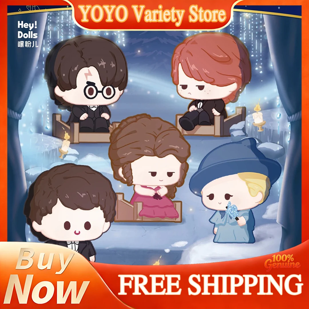 

HeyDolls Harry Potter House Life Mini Blind Bag Full Box New Authentic Matte Glossy PVC Cute Collectible Toy For Potter Fans