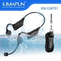 KIMAFUN-auriculares deportivos inalámbricos, resistentes al agua, micrófono a prueba de sudor para aeróbicos acuáticos, entrenador de natación, Yoga, Pilates, altavoz para ordenador portátil
