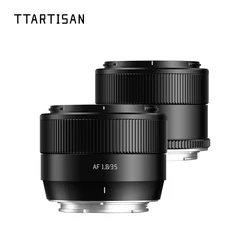 TTArtisan Auto Focus 35mm F1.8 Mark II prime camera lens for Fujifilm X XF X-E4 X-S20 XM5 X-H2S XT30 Sony E ZVE-10II Nikon Z ZFC