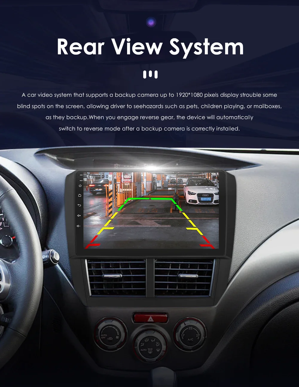 Android 15 Car Stereo For Subaru Forester Impreza WRX 2008-2012 – 9" IPS Touchscreen, Wireless CarPlay & Android Auto, 32GB