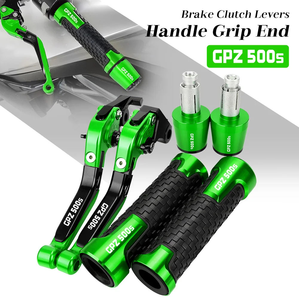 

FOR Kawasaki GPZ500S 1990-2009 2008 2007 2006 Motorcycle Accessories Extendable Brake Clutch Levers Hand Grips Handlebar Ends