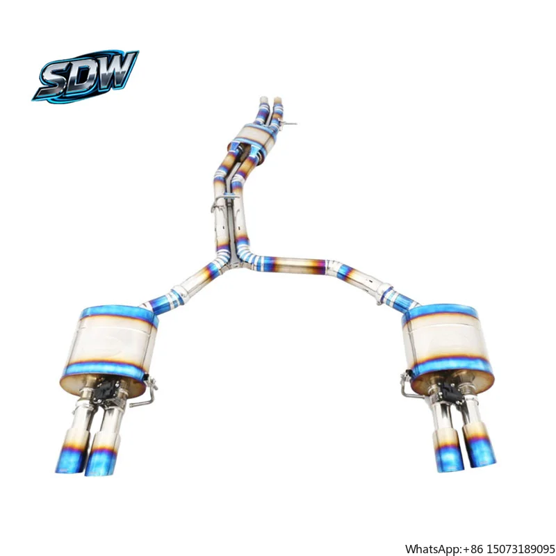 

Custom Performance Catback Exhaust System for A3/A4L/A6L/RS5/RS6/RS7/S8/Q3/Q5 Titanium Steel Mirror Polished Finish 1.5mm