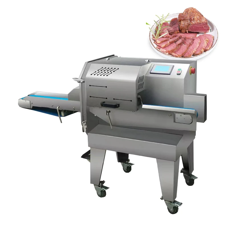 Commercial Multi Functional Meat Slicer Cutter Cooked Poultry Meat Slicing Machine Bacon Slicer Machine