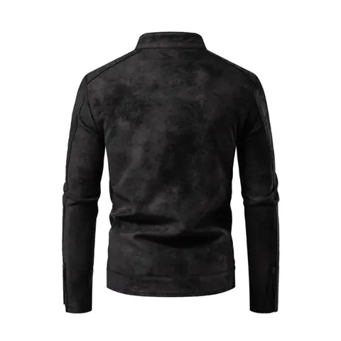 Vintage amerikansk skinnjacka Premium Tie Dye Wash Matt Finish Trendig bikerjacka 10 best sales Jacka Fotboll Amerikansk - №7