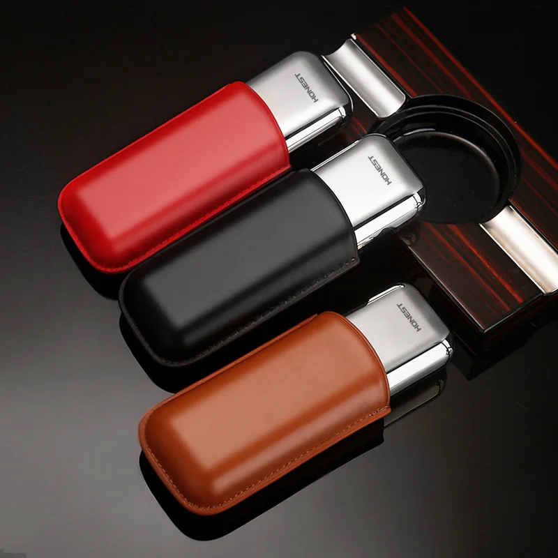 

Новый высококачественный чехол для сигар из натуральной кожи, тюбик для сигар в упаковке, портативный чехол для сигар на открытом воздухе, подарочная коробка, мужской подарок