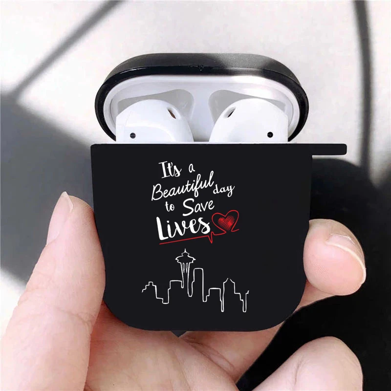 Greys Anatomy You are my person Soft silicone TPU Case For AirPods Pro 2 1 2 3 Cute Black Wireless Bluetooth Earphone Box Cover