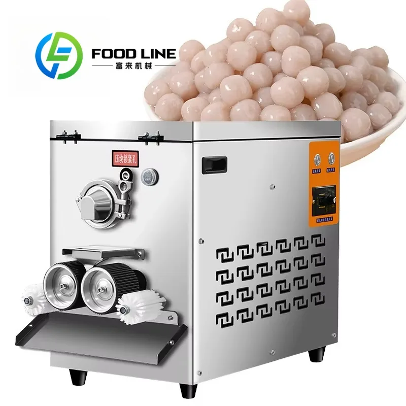 

Bubble Milk Tea Shop Tapioca Pearls Cassava Ball Making Machines Popping Boba Pearls Making Machine