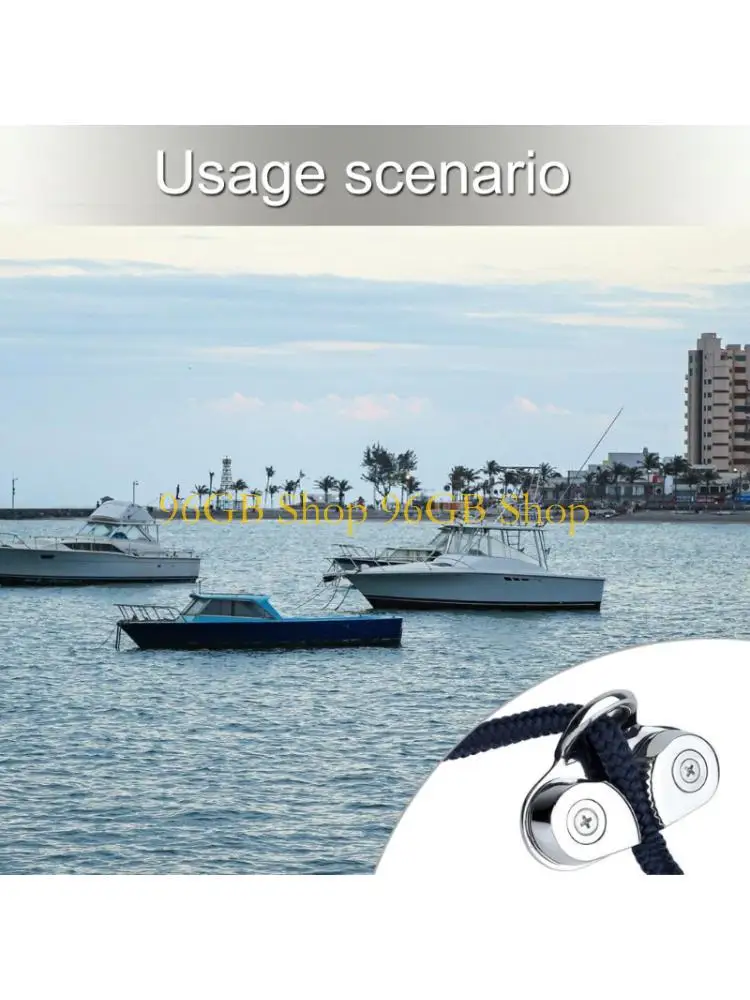

96GB Expanded Entry Camera Clip For Easy Rope Adjustment 316 Untarnished Vessel Hardware 5 15mm