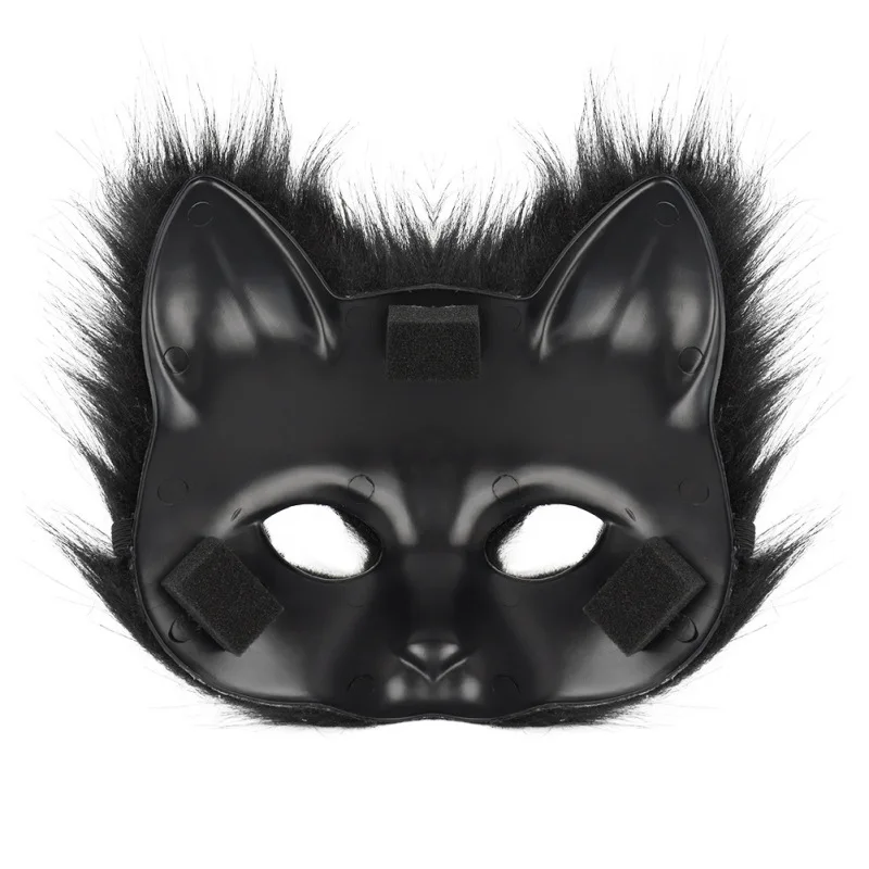 Halloween Set Fox Mask guanti coda Cosplay puntelli accessori