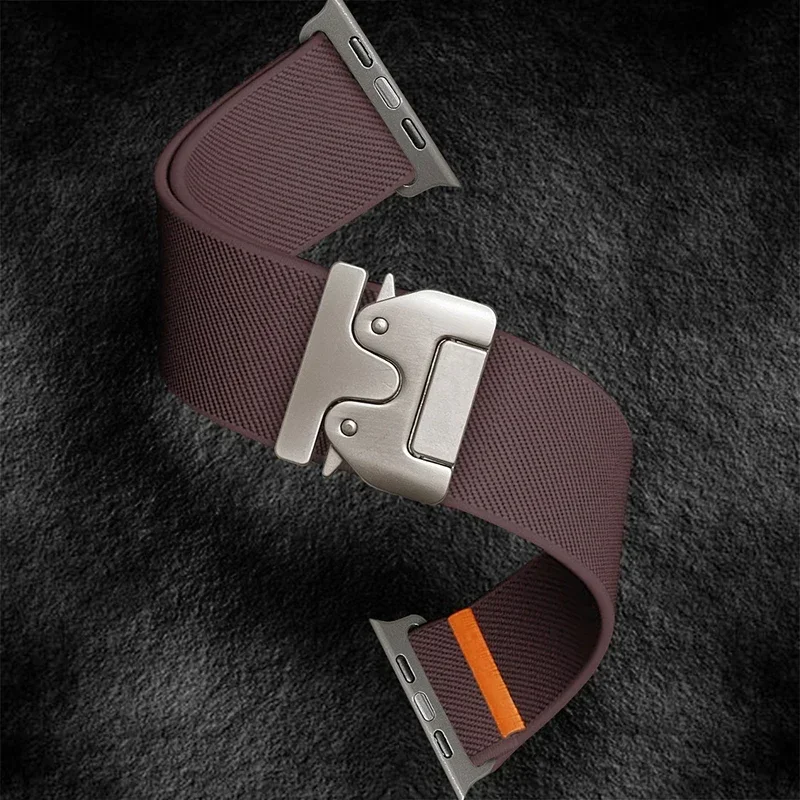 Parachute-Armbänder für Apple Watch 10 Band 46mm 42-41-45mm Ultra 2 49mm 44mm Nylon-Armband iWatch Apple Watch Series 9 8 SE 5 6 7 – Detail 5