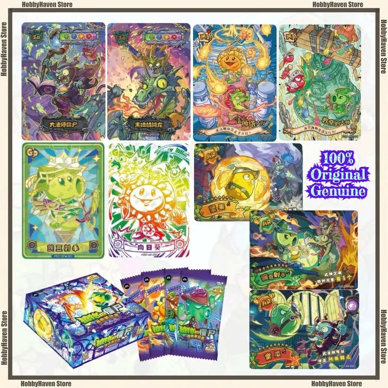 

In Stock Card Game Plants Vs. Zombies Genuine Time and Space Adventure Part 7 Dark Age Adventure GP Card Collection Gift