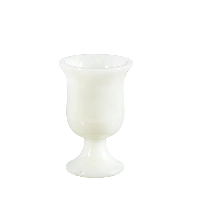 Modern light luxury natural simple jade flower ware model room flower arrangement home jewelry light luxury ornament