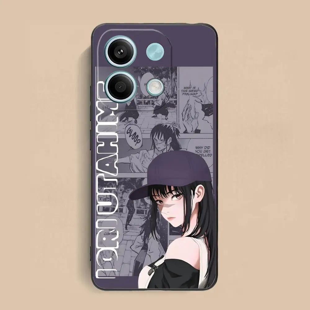 Чехол для телефона Jujutsu Kaisen Utahime Iori для Xiaomi Redmi Note 14 13 12 11 S Pro Plus 4G 5G с цветным принтом, красивый чехол