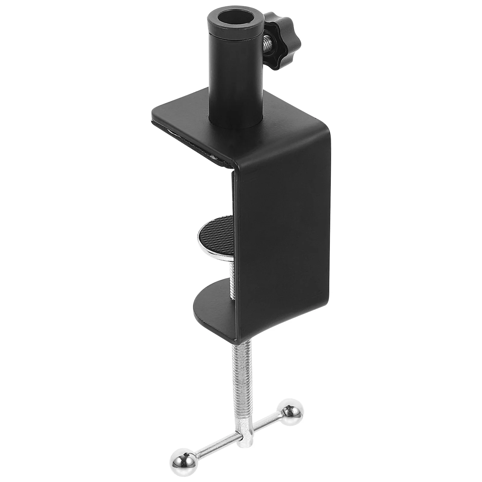 Mounting Clip Desktop Fixing Bracket Boom Mic Lamp Iron Folding Shelf Adjustable Clamp
