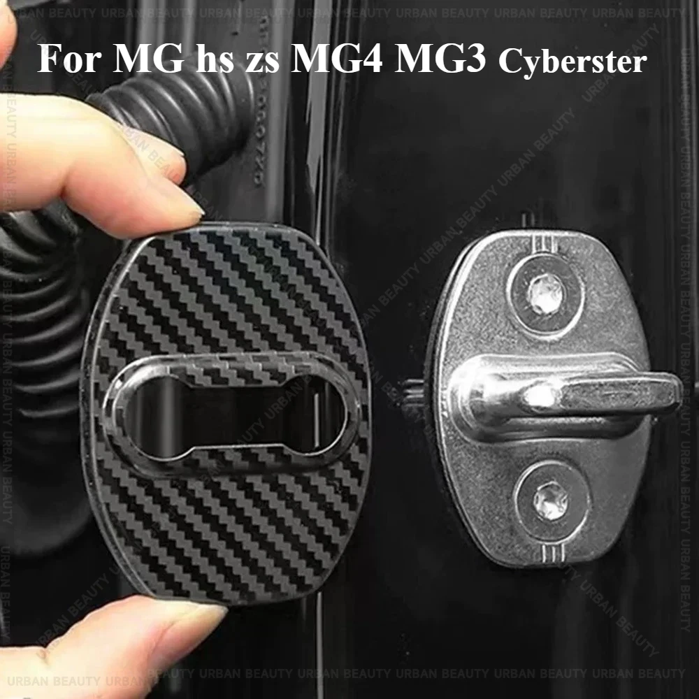 

4pcs Car Door Lock Buckle Protection Cover Anti-rust Waterproof for Morris Garages MG HS MG4 ZS MG3 Cyberster CAR Accessories