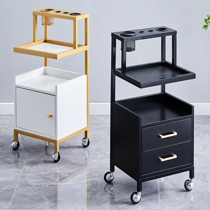 

Storage Tattoo Salon Trolley Nail Tea Spaesthetician Makeup Salon Trolley Barber Carrello Portaoggetti Salon Furniture RR50ST