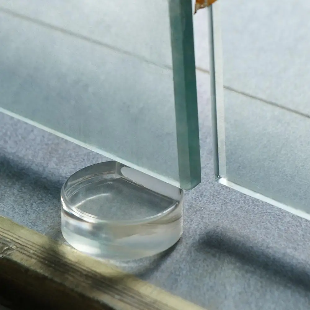 

Transparent Self Adhesive Transparent Door Stopper Light Weight Thickened Silicone Door Stop Silent Invisible Door Block Bedroom