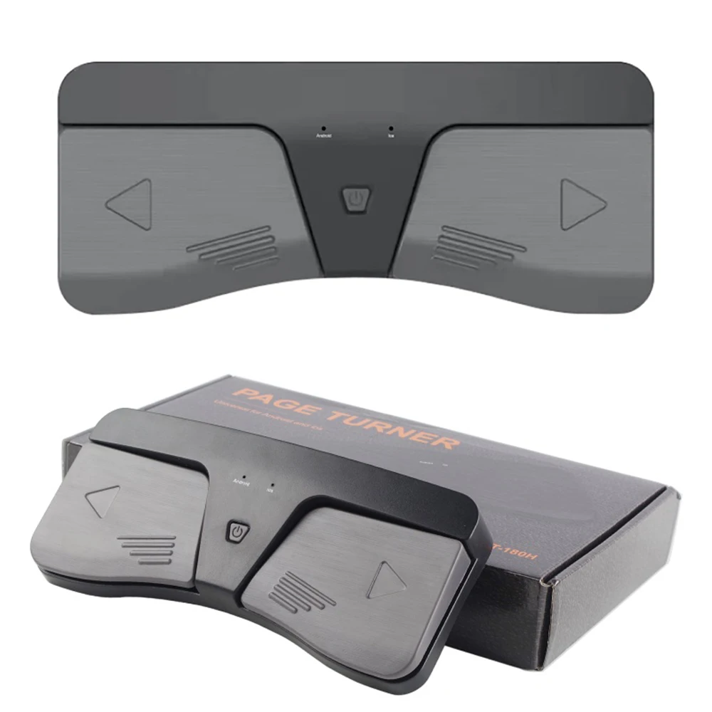 KP-180 Wireless Page Turner Pedal Bluetooth Page Turner for Guitar Violin Piano Wireless Turning Pedal with IOS IPhone Android