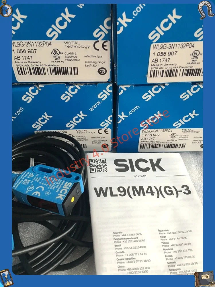 

New mirror reflection photoelectric switch WL9-3N1132 WL9G-3N1132 original
