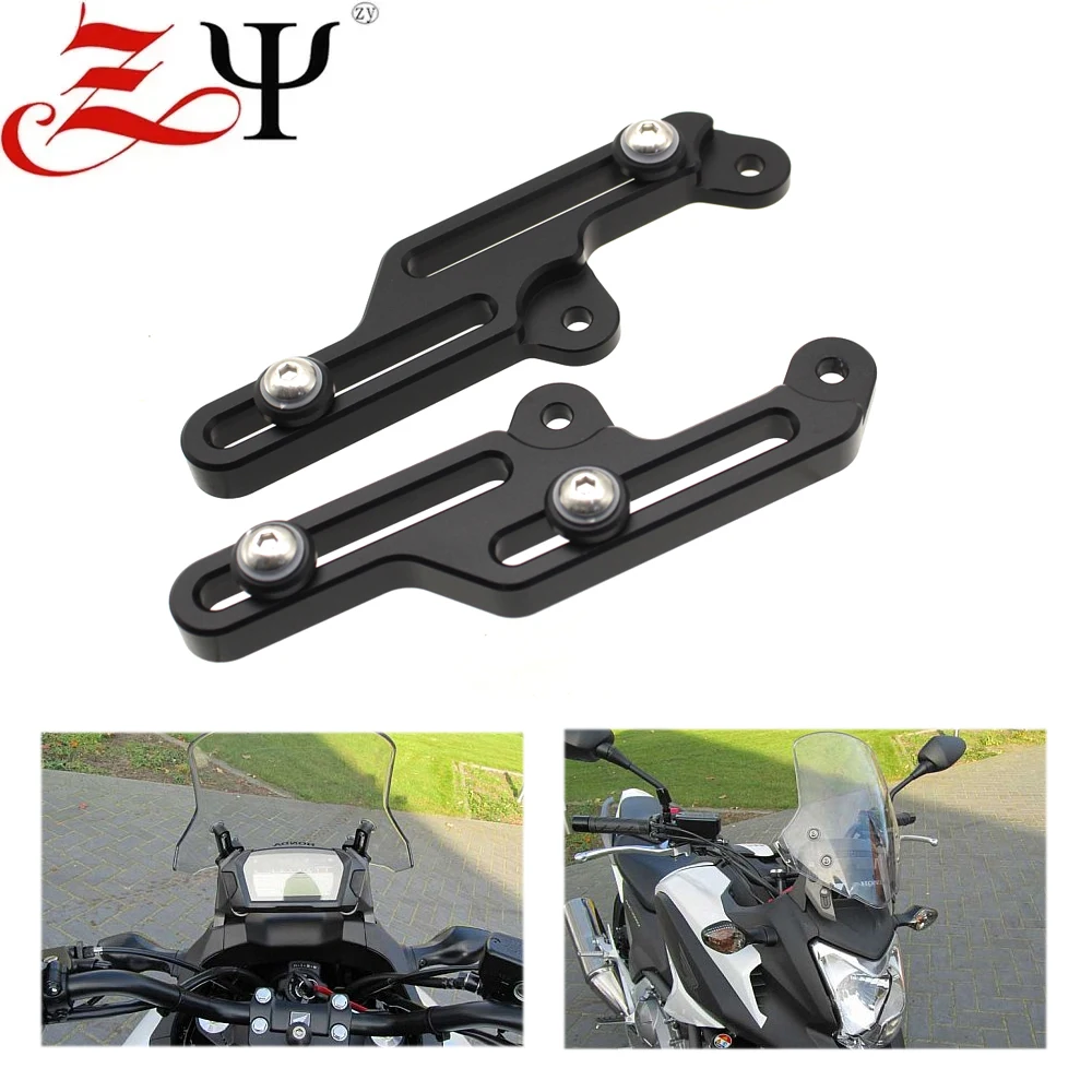 NC750X NC700X Windscreen Adjusters Airflow Adjustable Windscreen Wind Bracket For HONDA NC 750 700 X 2012 2014 2015 Motorcycle