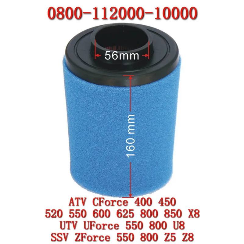 

Original Air Filter Element Fit For CF Moto 0800-112000-20010 CForce UForce ZForce 400 520 550 450L 850 ATV UTV SSV Accessories