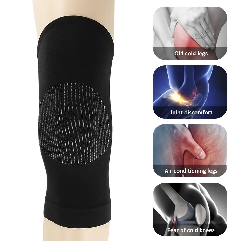 1 Pair Knee Pads Warm Socks Knee Joint Protection Accessories Cold-proof For Arthritis Joint Pain Relief Recovery Belt