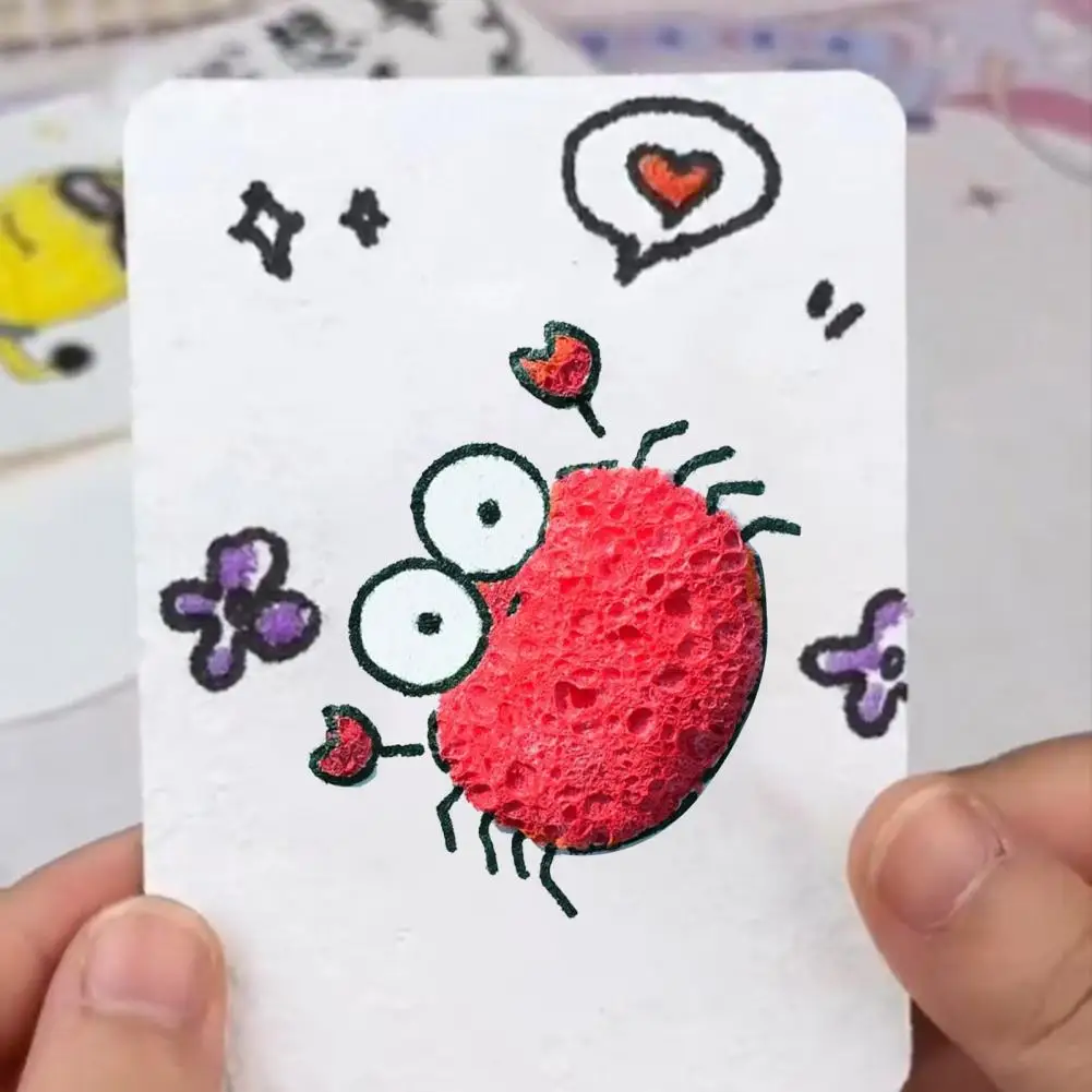 

Акриловый маркер для рисования губкой, пенопластовая текстура, бумага для рисования, искусство «сделай сам», белые пенопластовые листы с текстурой для детей, ремесло