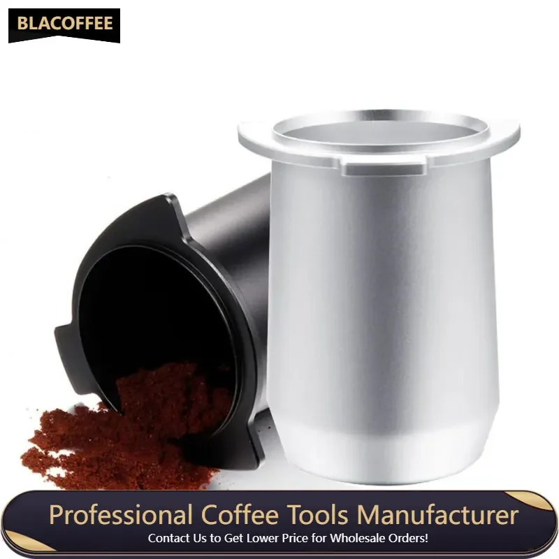 

Espresso Machine Dosing Cup 54mm Alloy Coffee Dosing Cup Powder Receiving Cup Grinder Sniffing Mug Powder Feeder Powder Feeder