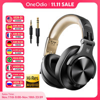 Oneodio Fusion A70 Wireless Bluetooth Headphones Bluetooth 5.2 Headphones Hi-Res Audio Over Ear 72H Playtime Professional Stud