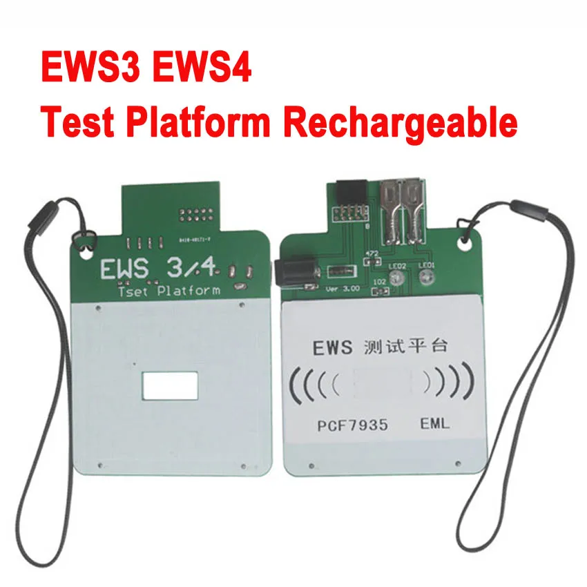 EWS3 EWS4 Test Platform Rechargeable for BMW & for Land Rover EWS Test Platform Able Test PCF7935 EML Key Chip Working or Not