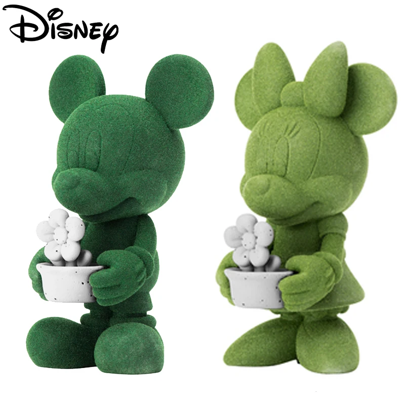 

Disney Mickey Minnie Mouse Gardener Series Figure Anime Cartoon Aromatherapy Diffuser Cute Figurines Sunday Home Decor Toys