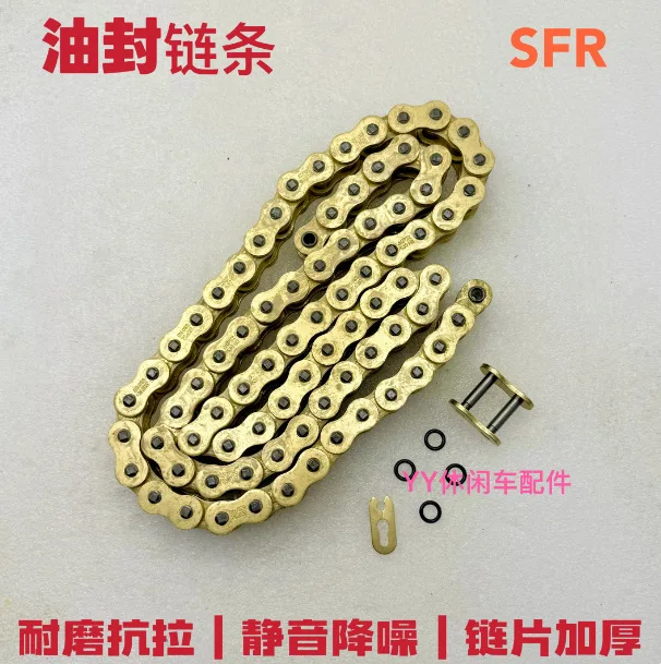 Motorcycle Sealed Oil Seal Drive Chain 530 Series Quiet Chain Set for Off Road and Big Displacement Motorcycle Replacement