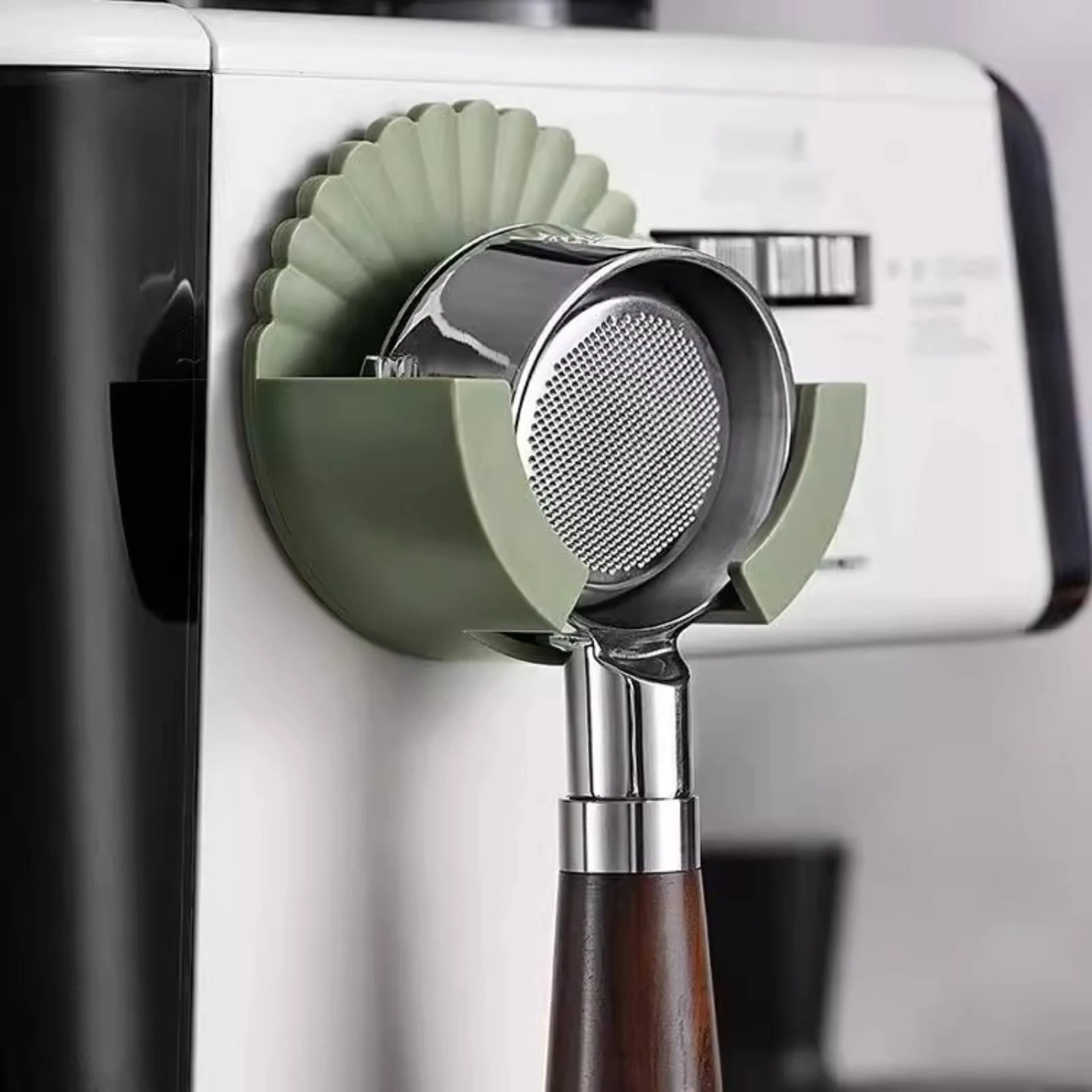 Portafilter Wall Holder Easy-Mount Installation Espresso Handle Storage Rack Coffee Strainer Handle Mount Strong Adhesive