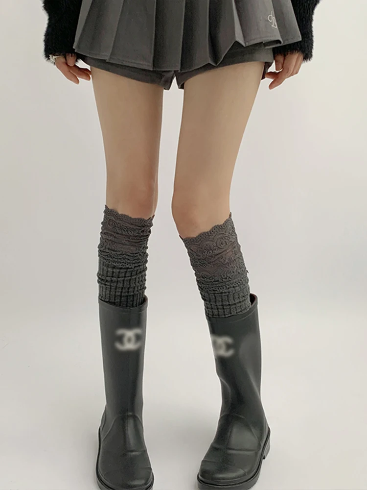 

Кружевное длинное платье выше колена, женское весенне-осеннее ночное школьное хлопковое платье High Tube Sos Fem Sweet Sle Four Seasons