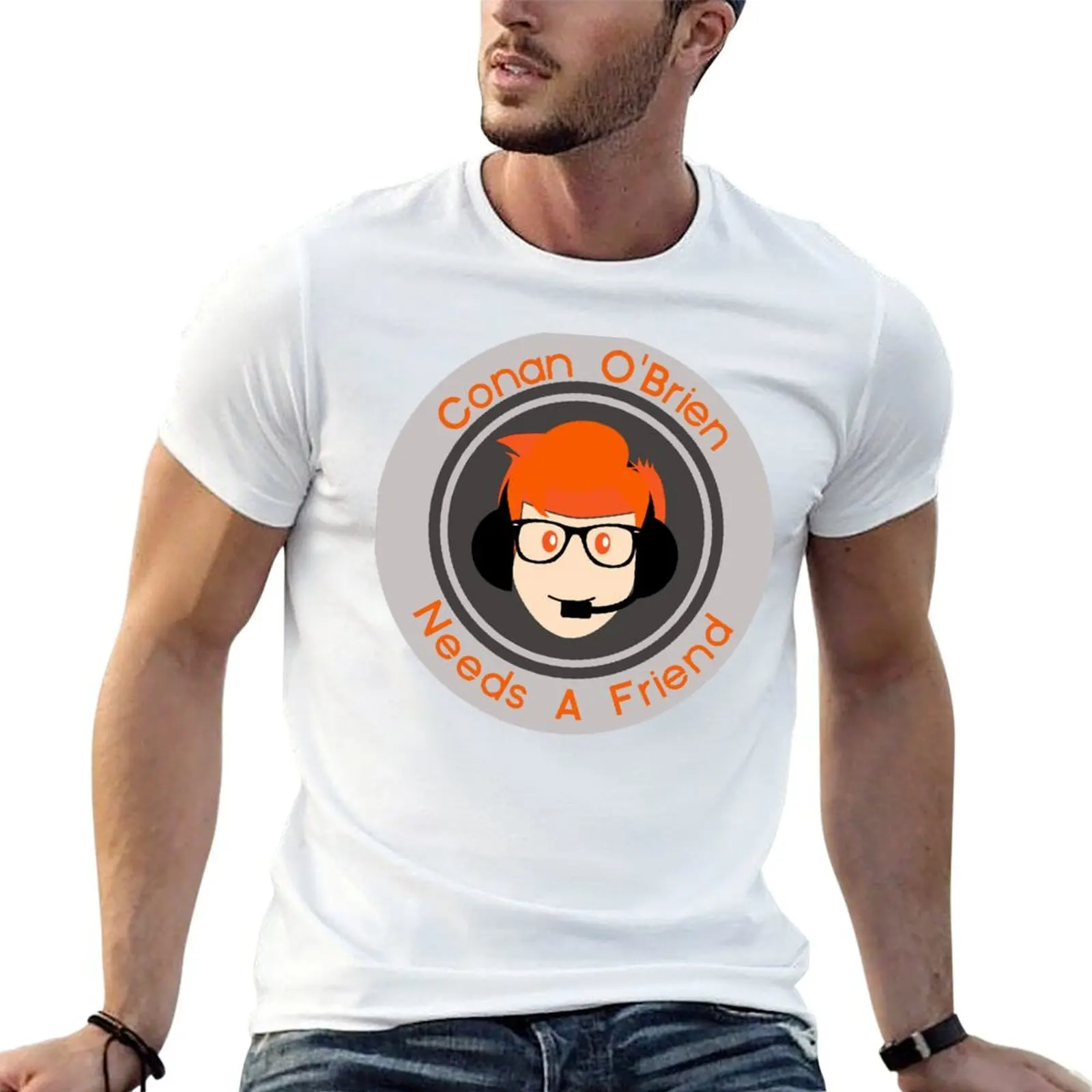 

Conan O'Brien Needs A Friend Team Coco T-Shirt cotton t shirts man 100% man t shirts for men T-Shirt