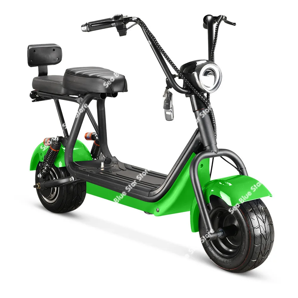 Electric vehicle adult two-wheeled small folding scooter electric bicycle pedal mini scooter