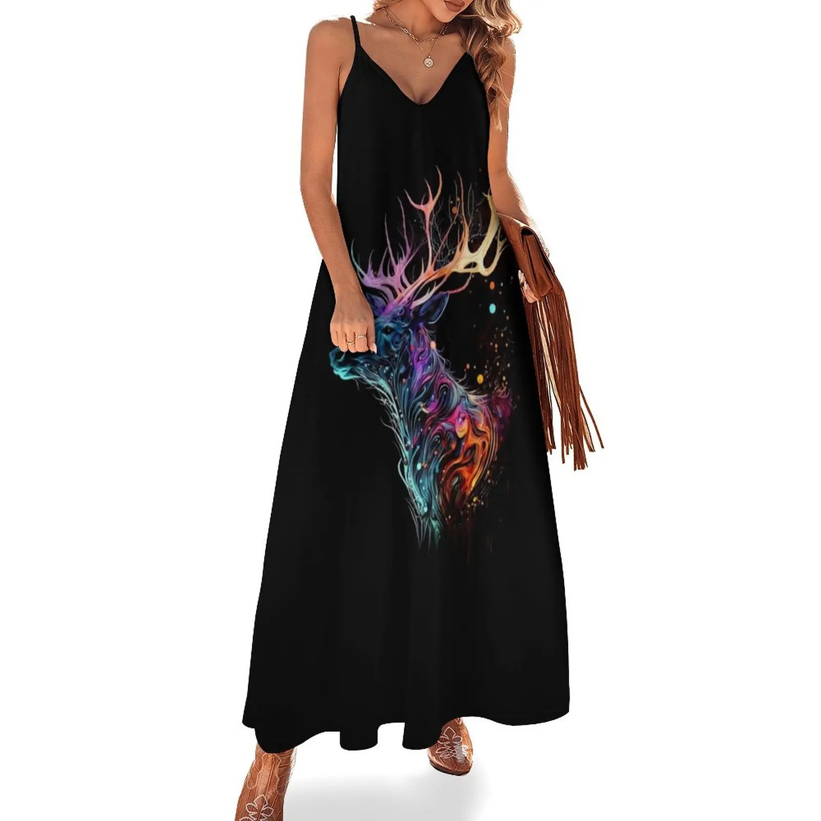 

Reindeer Sleeveless Dress summer dress daily women clothes wedding dresses for parties Dress