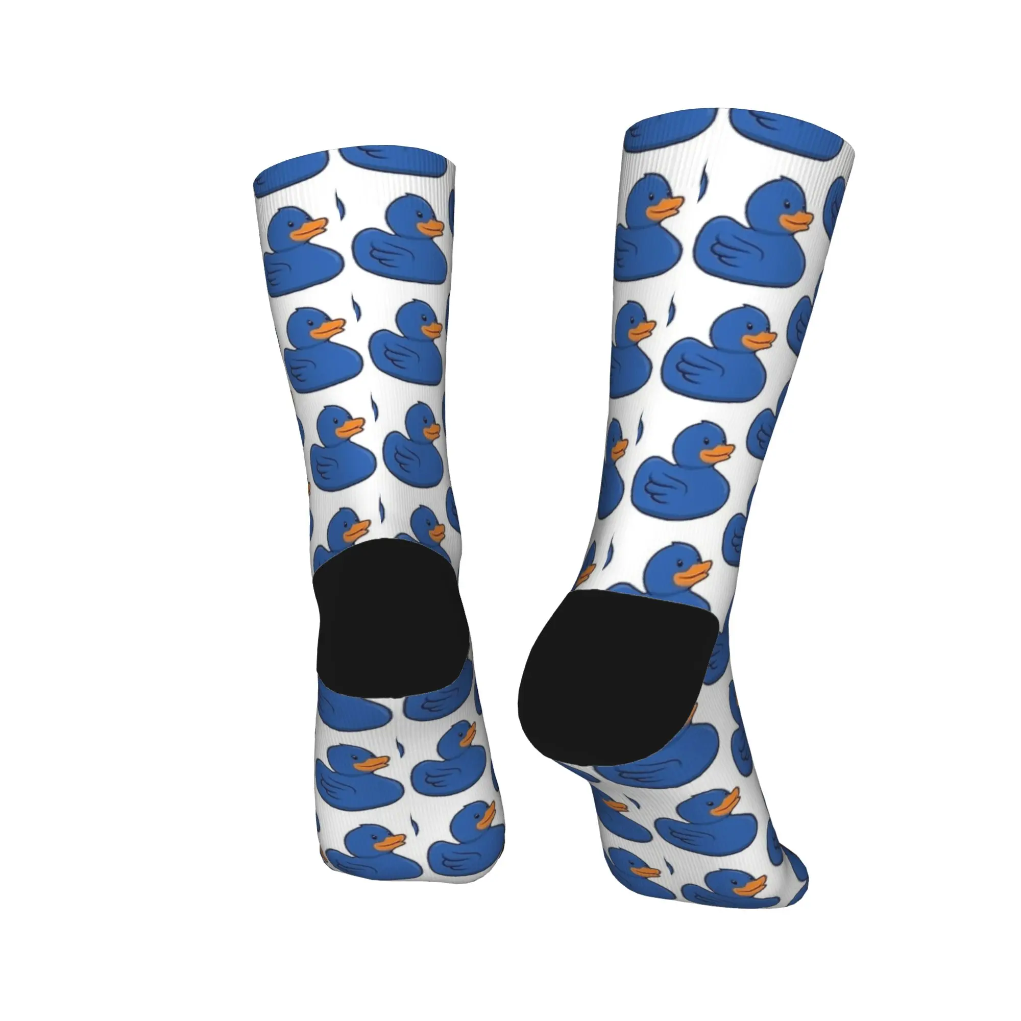 الأزرق المطاط بطة الجوارب الجرافيك جوارب المضادة للانزلاق زوجين الجوارب جودة الخريف القوطية الجري الجوارب